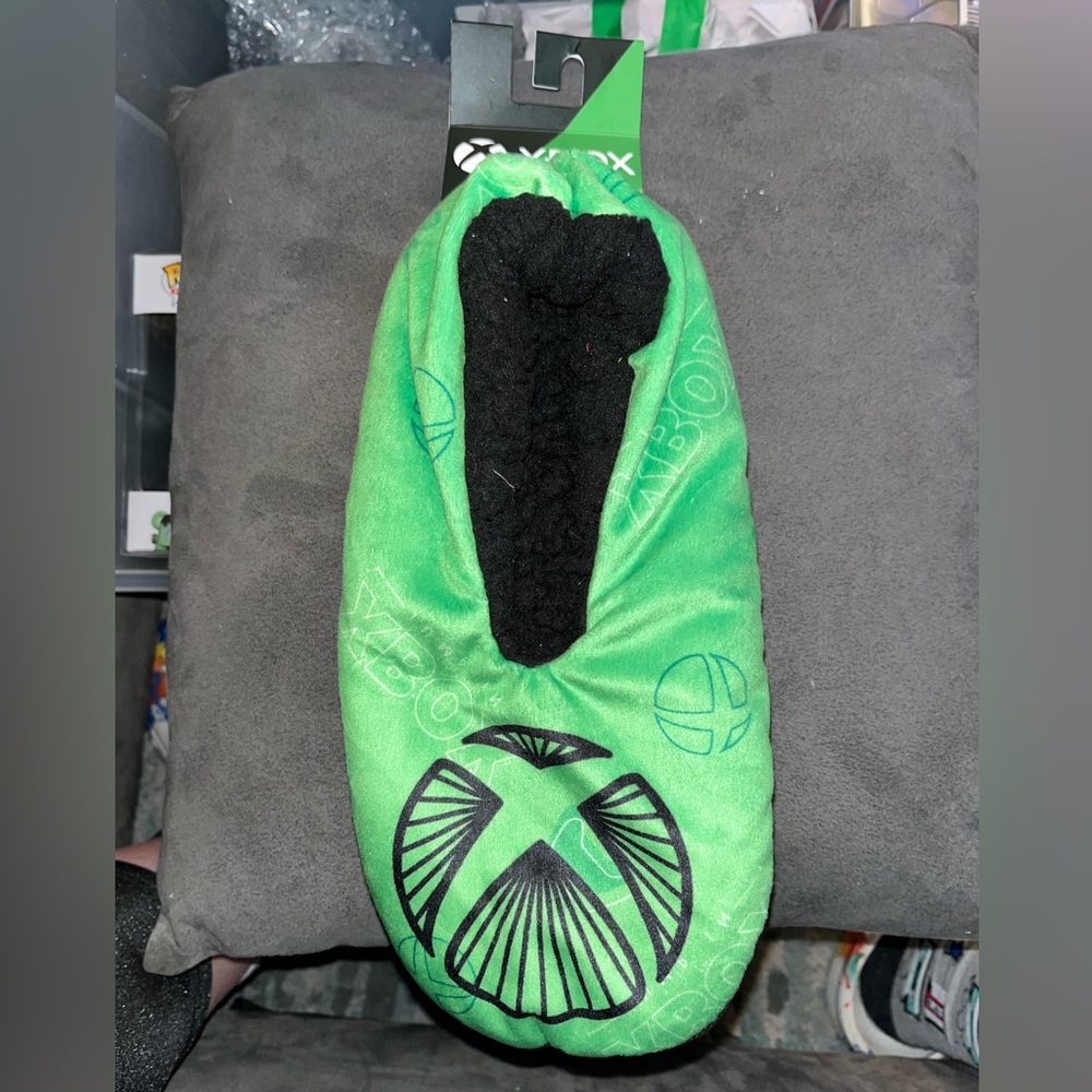 🆕 Gamer Xbox Official Gear Men Size L/XL (9-11) Sherpa Socks